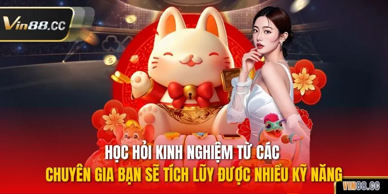 Học hỏi kinh nghiệm từ các chuyên gia bạn sẽ tích lũy được nhiều kỹ năng