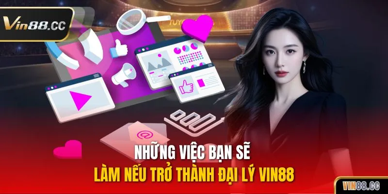 Đại Lý Vin88 - Hướng Dẫn Đăng Ký Làm Đại Lý Nhà Cái Những việc bạn sẽ làm nếu trở thành đại lý Vin88